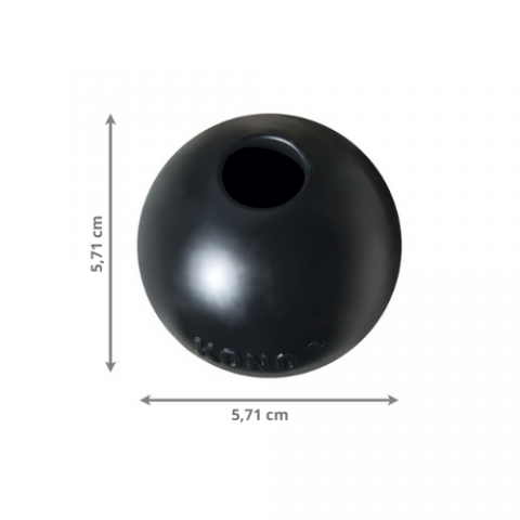 KNG-18114 - KONG EXTREME BALL SMALL PELOTA NEGRA
